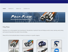 Tablet Screenshot of polyflowhose.com